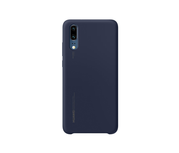 Etui Silicon Cover do Huawei P20 niebieskie - 413697 - zdjęcie